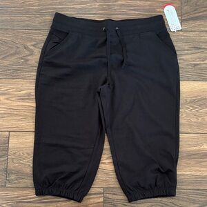 Exertek Black Women's Jogger Leggings